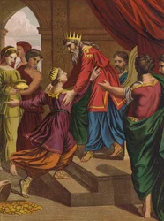 The Visit of The Queen Of Sheba to Solomon